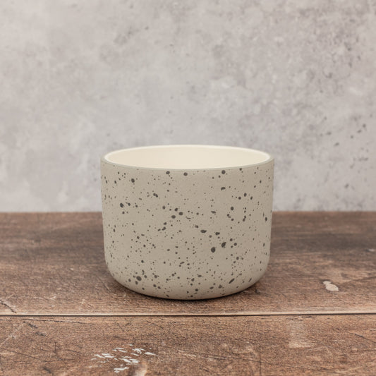 Stoneware cappuccino cup - Speckle
