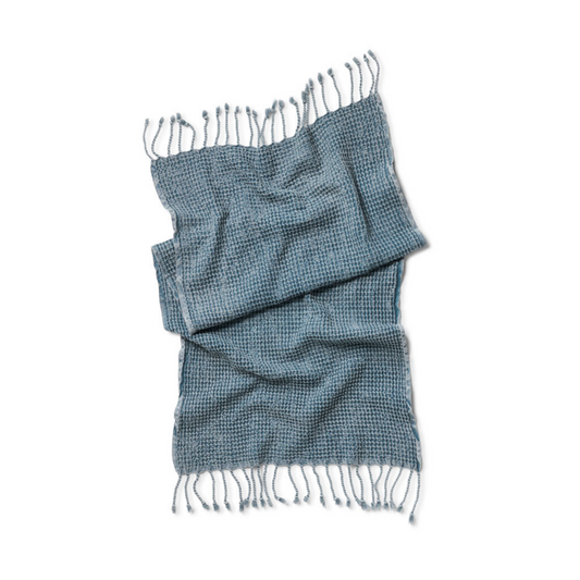 Rulo Stonewashed Cotton Towels - Denim